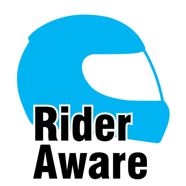 Rider Aware Sticker - Blue