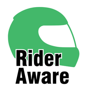 Rider Aware Sticker - Green