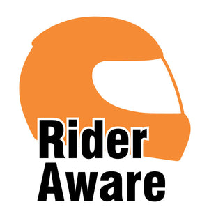 Rider Aware Sticker - Orange