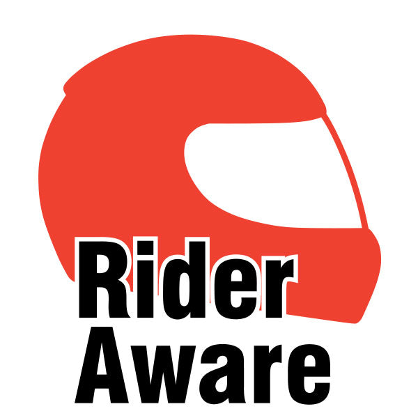 Rider Aware Sticker - Red